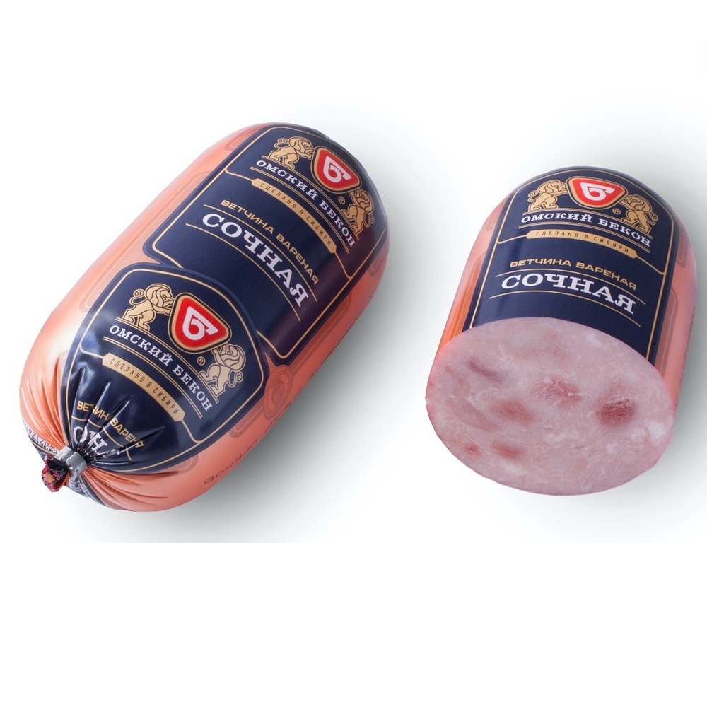 Ветчина Омский бекон Сочная 400 гр.