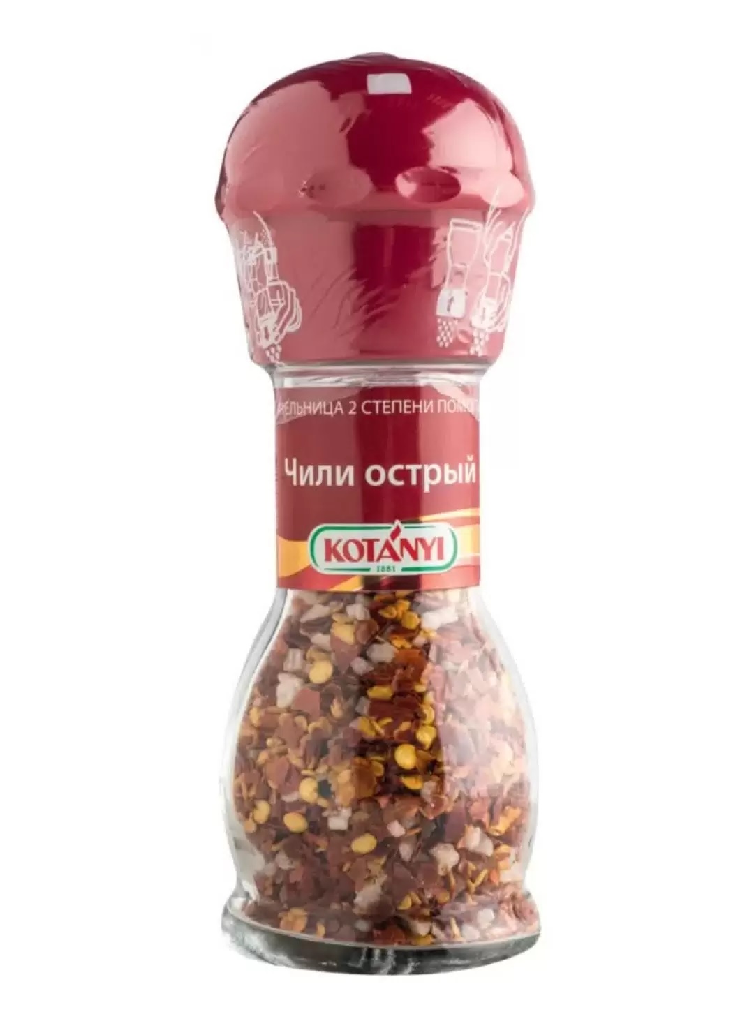 Мельница приправа Чили острый KOTANYI 35г*4