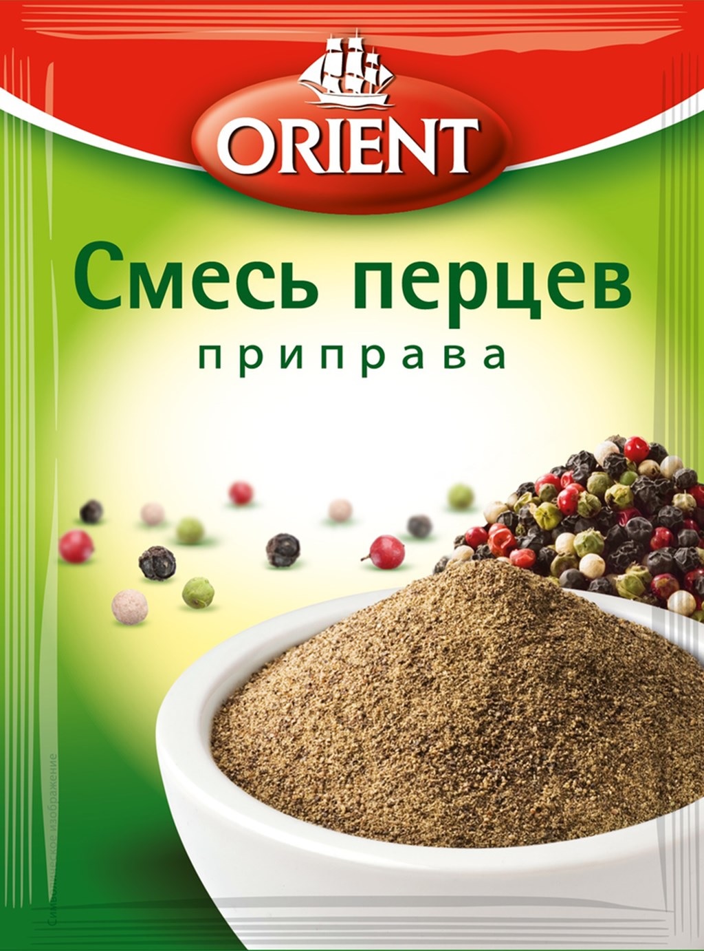 Приправа смесь перцев пакет ORIENT 10г*30шт