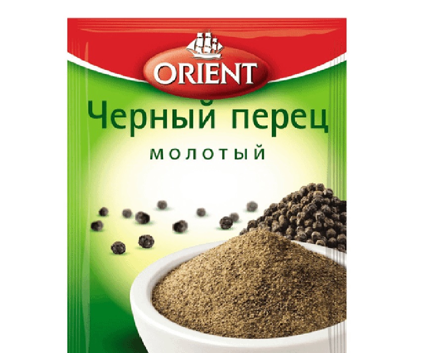 Черный перец молотый пакет ORIENT 10г*35шт