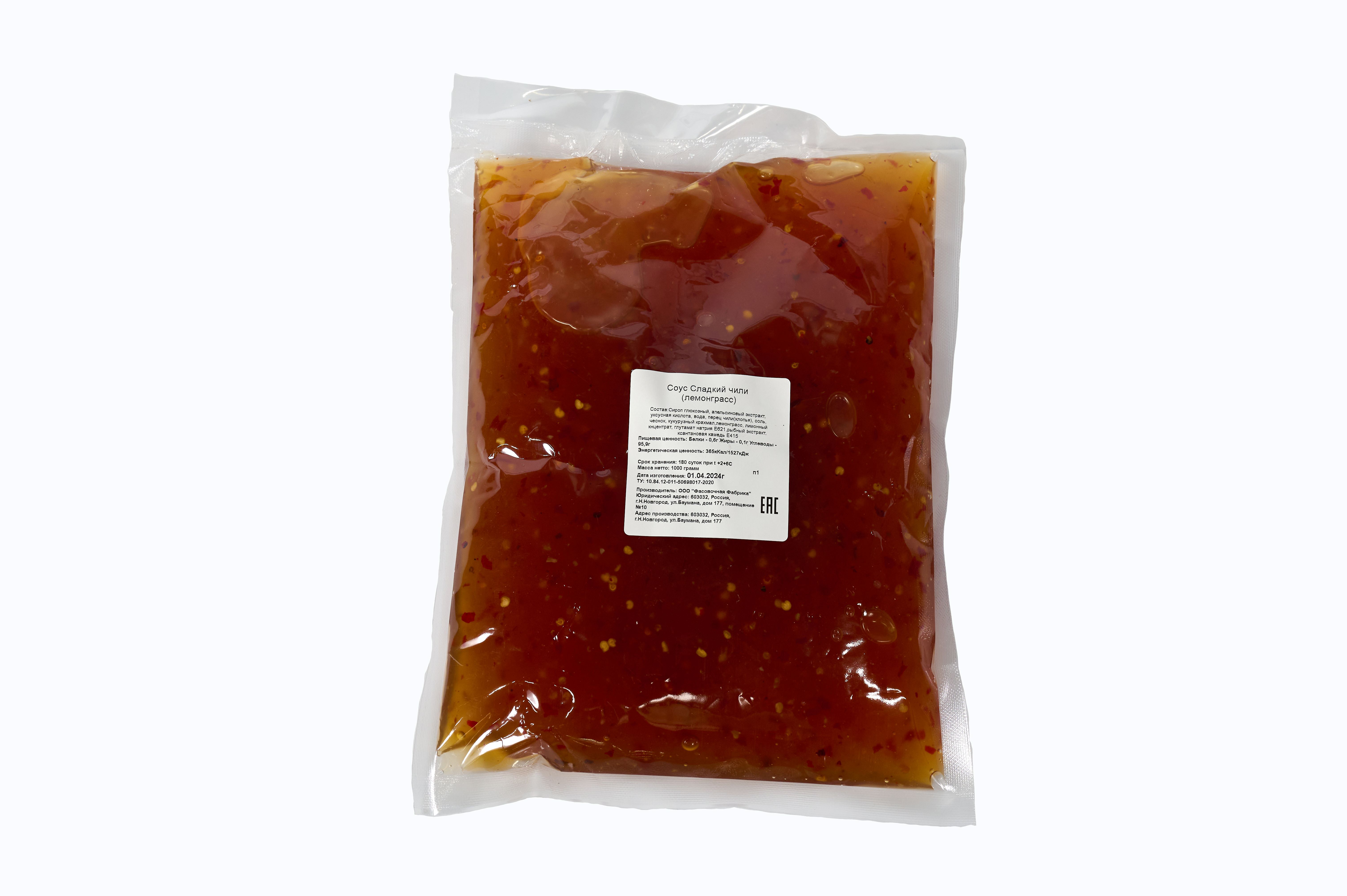 Соус СУШИ МАРКЕТ Чили сладкий (лемонграсс) 1кг