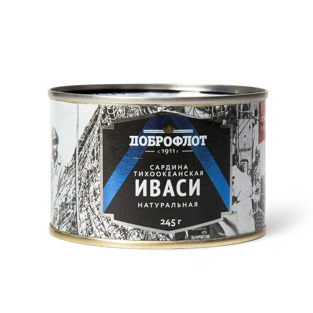 Сардина ИВАСИ Доброфлот нат. №6 с/к 245г*24 (ТУ)