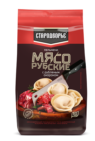 Пельмени Стародворье Мясорубские Равиоли 0.7 кг (8 шт)
