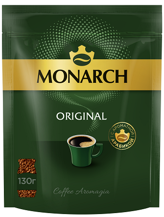 Кофе МОНАРХ ОРИДЖИНАЛ натур.раств.сублимир м/у 9*130г