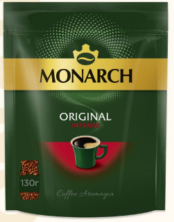 Кофе МОНАРХ ИНТЕНС натур.раств.сублимир м/у 9*130г