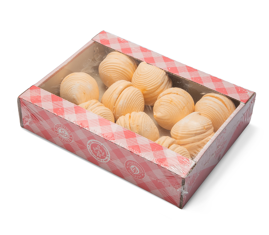 Зефир Сладкая Душа с начинкой со вкусом персика ТВ 600 гр.