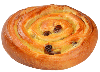 Полуфабрикат хлебобулочный Черемушки Улитка с ванил. нач. и изюмом зам. 45 г