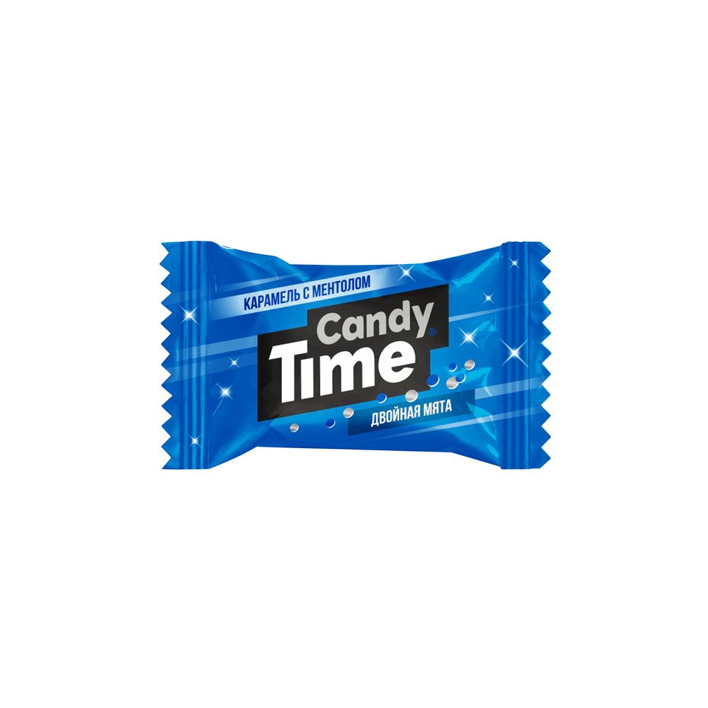 Карамель SlaSti Candy time мини со вкусом двойной мяты 1 кг