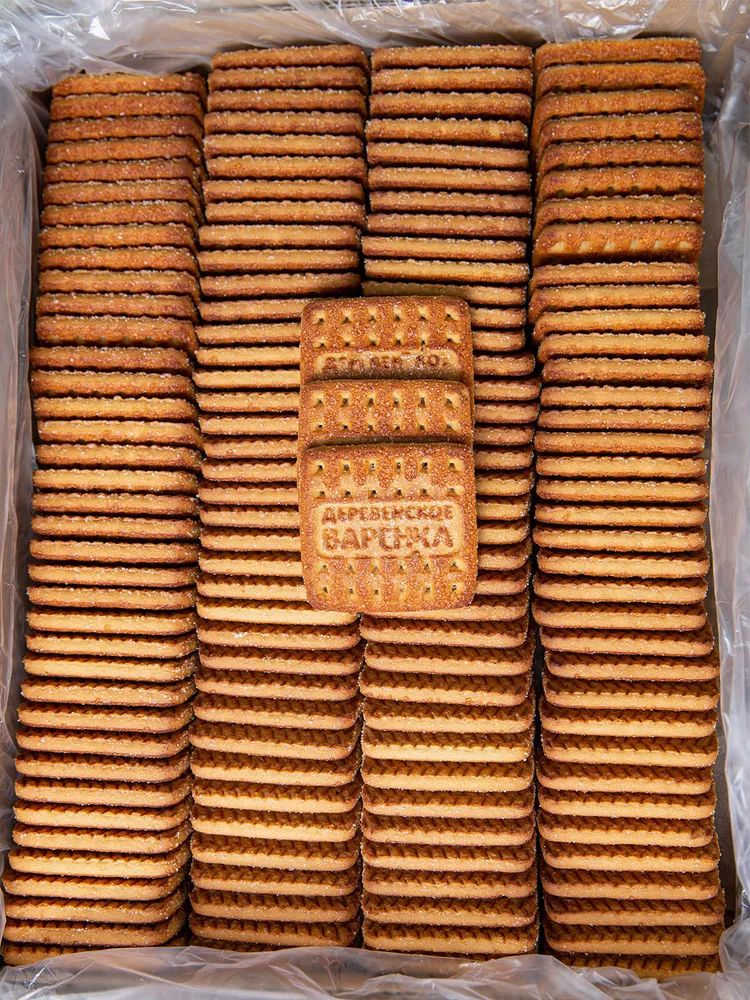 Печенье Сладкая Слобода Деревенское варенка коробка 4 кг (НДС 10%)
