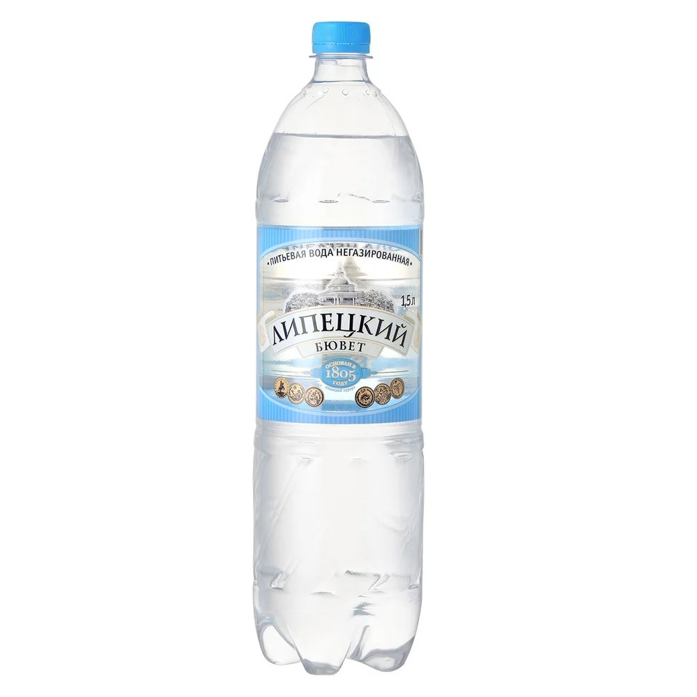 Вода Липецкий бювет питьевая негазированная 1,5*6