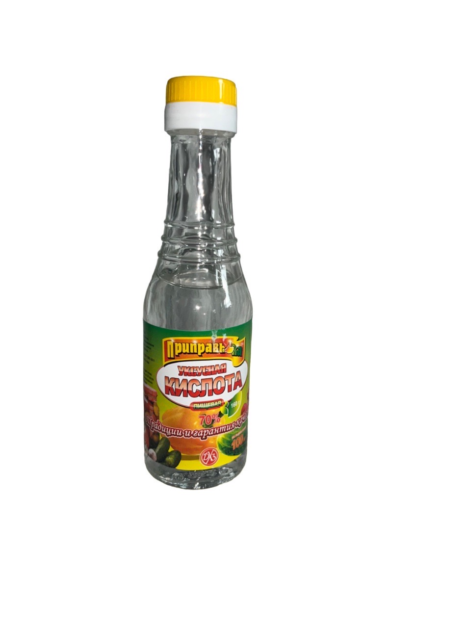 Уксусная кислота пищевая 70 % 160 г. ст/б