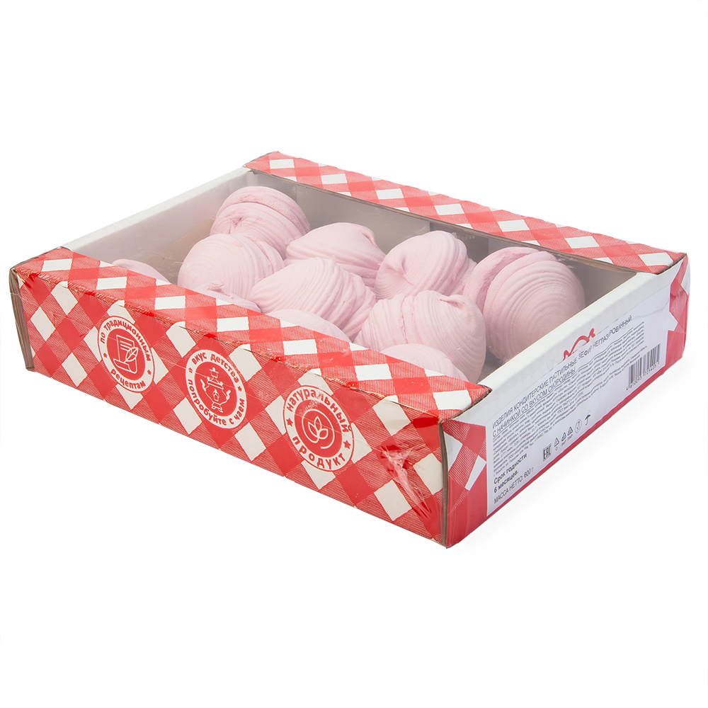 Зефир Сладкая Душа с начинкой со вкусом смородины ТВ 600 гр.