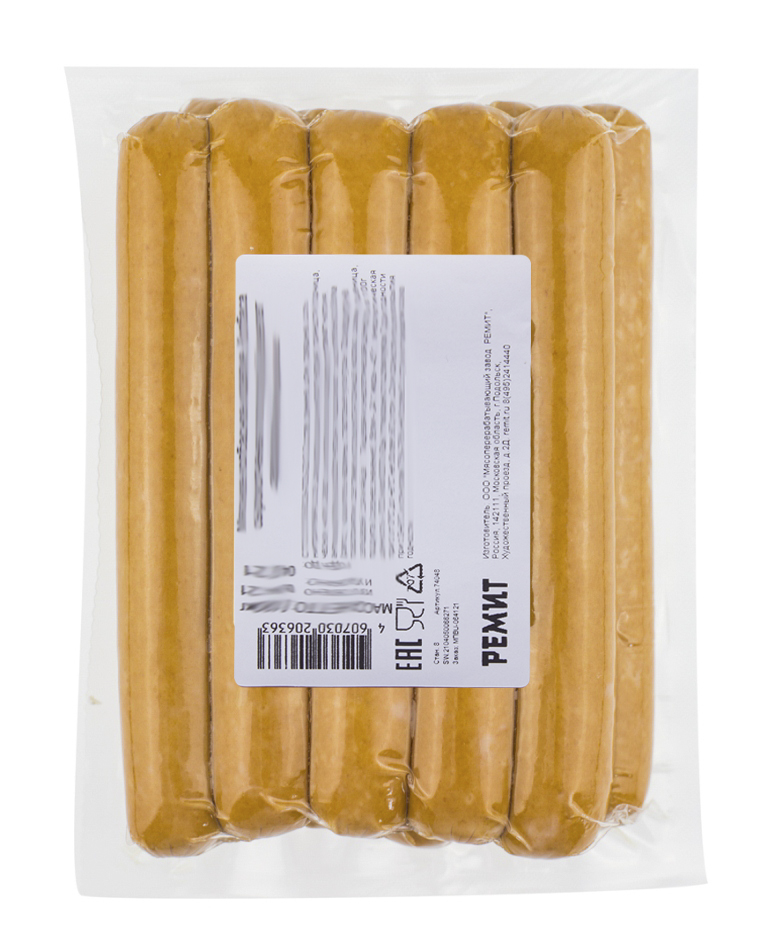 Сосиски Ремит Чикен-спайси зам в/у 10х75г