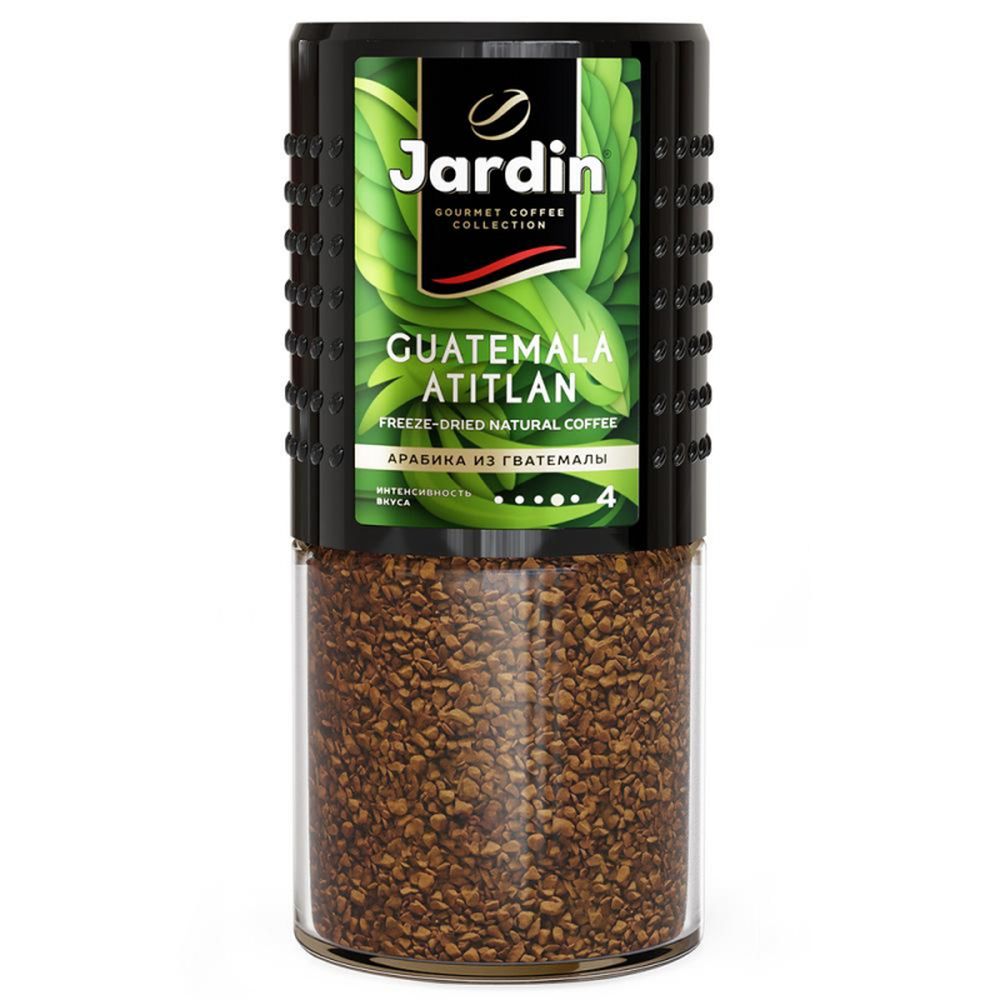 Жардин Гватемала Атитлан  растворимый  субл. кофе ст/б 190г (6)