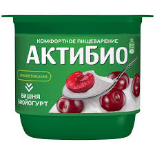 Биойогурт обогащенный АктиБио вишня 2,9% 130г (12)