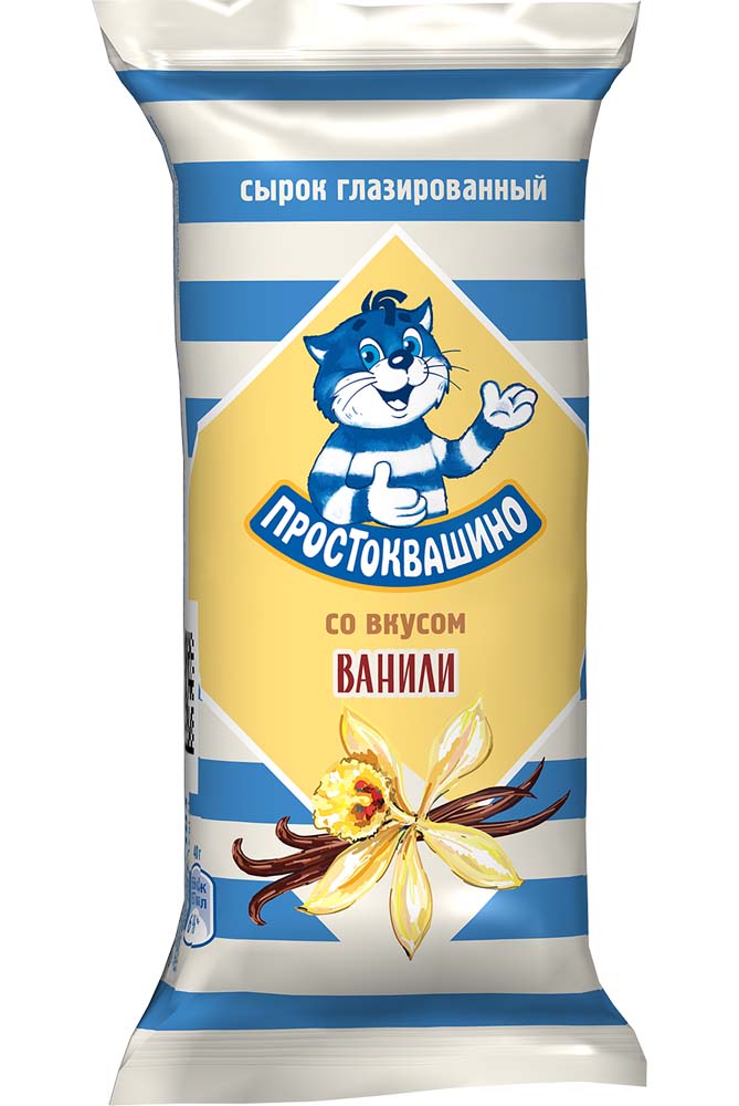 ПРОСТОКВАШИНО ГЛАЗИРОВАННЫЙ СЫРОК ВАНИЛЬНЫЙ ПРБ 23% 40г (18)