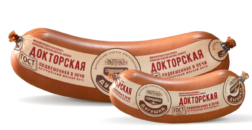 Колбаса вареная Стародворье Докторская ГОСТ Дугушка вес (55 сут)