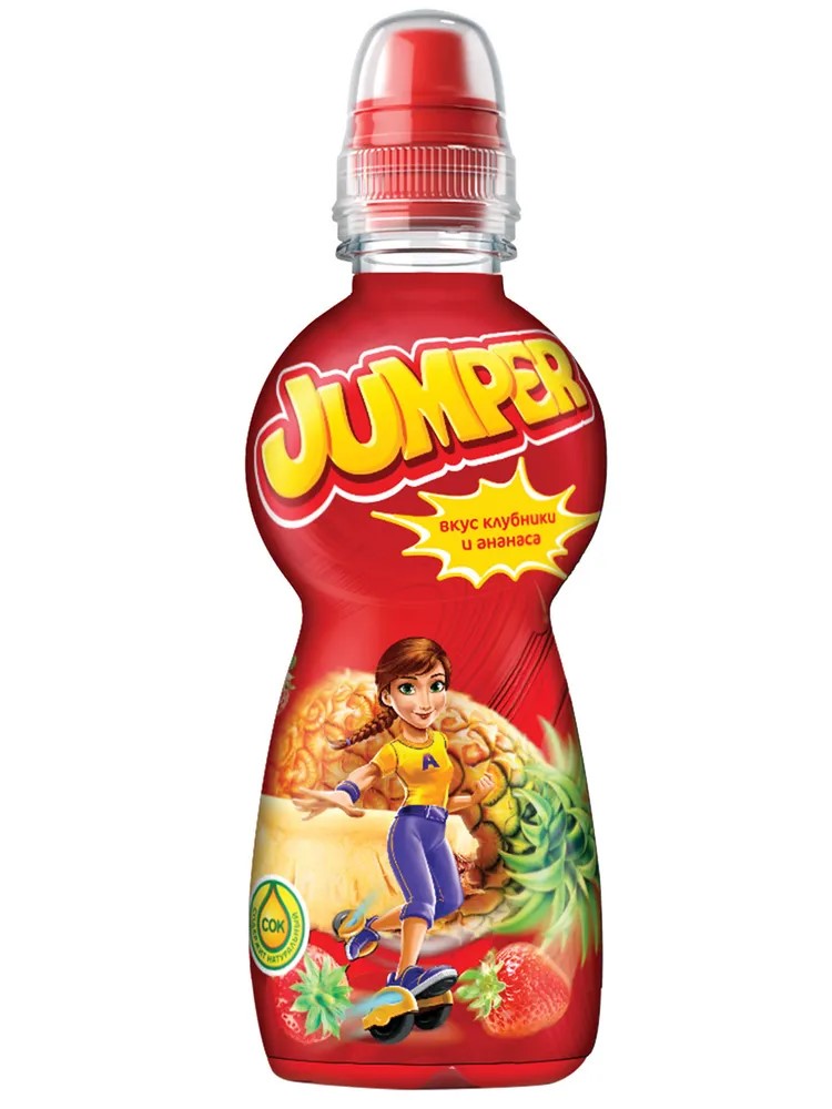 Джампер Клубника и Ананас 0,33л ПЭТ (12)