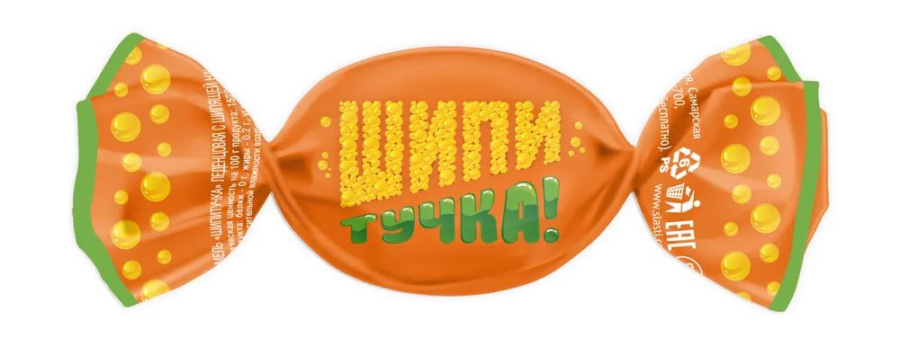 Карамель Sla Sti "Шипитучка" леденцовая МИКС фас. 0,25кг