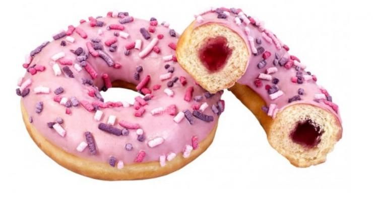 Донат Stokson WILD FRUITS c начинкой из лесных ягод коробка 12 шт*70 г