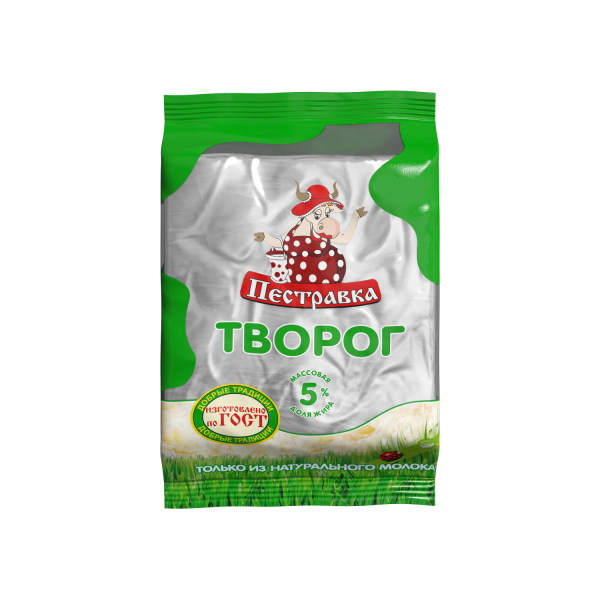 Творог Пестравка 5% флоу-пак 180г