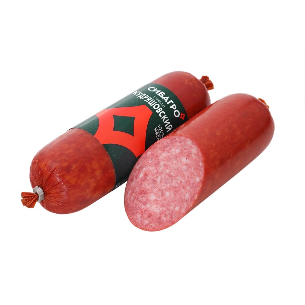 Колбаса СИБАГРО В/К Сервелат Кудряшовский охл Ф/З ВУ 0,65кг