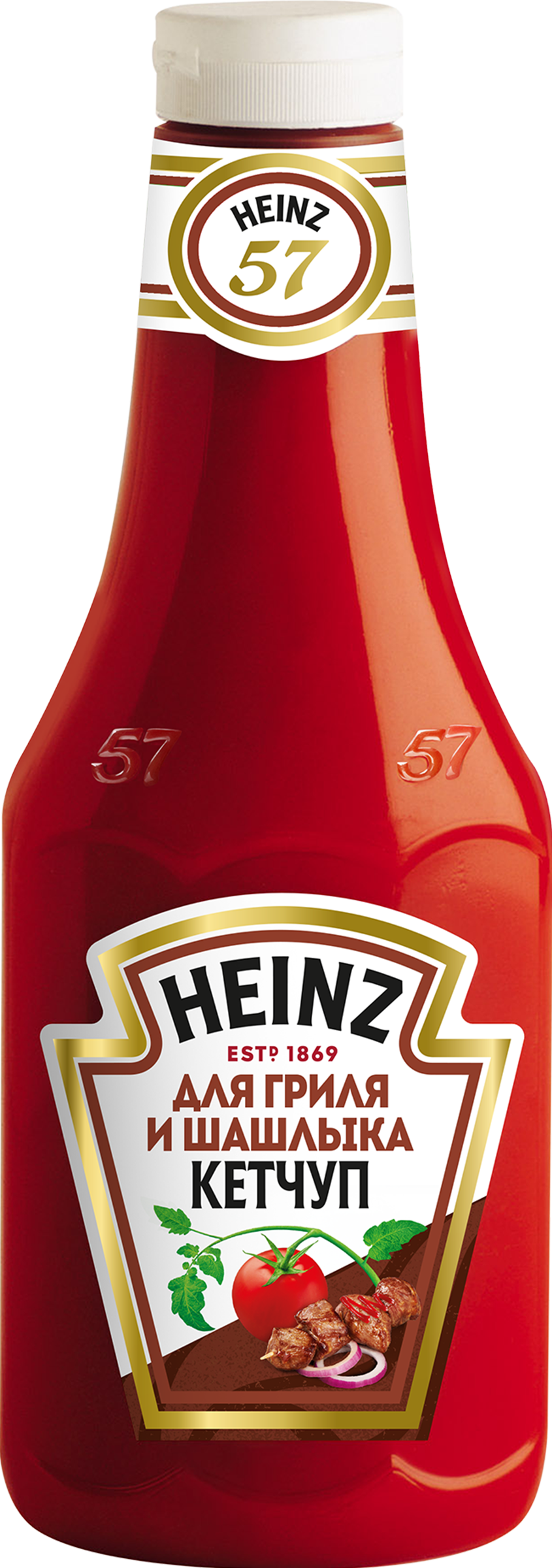 Кетчуп томатный Heinz для гриля и шашлыка в бутылке, 800г