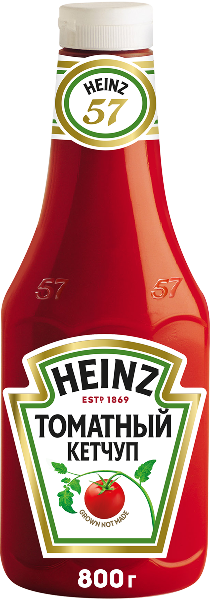 Кетчуп томатный Heinz классический в бутылке, 800г