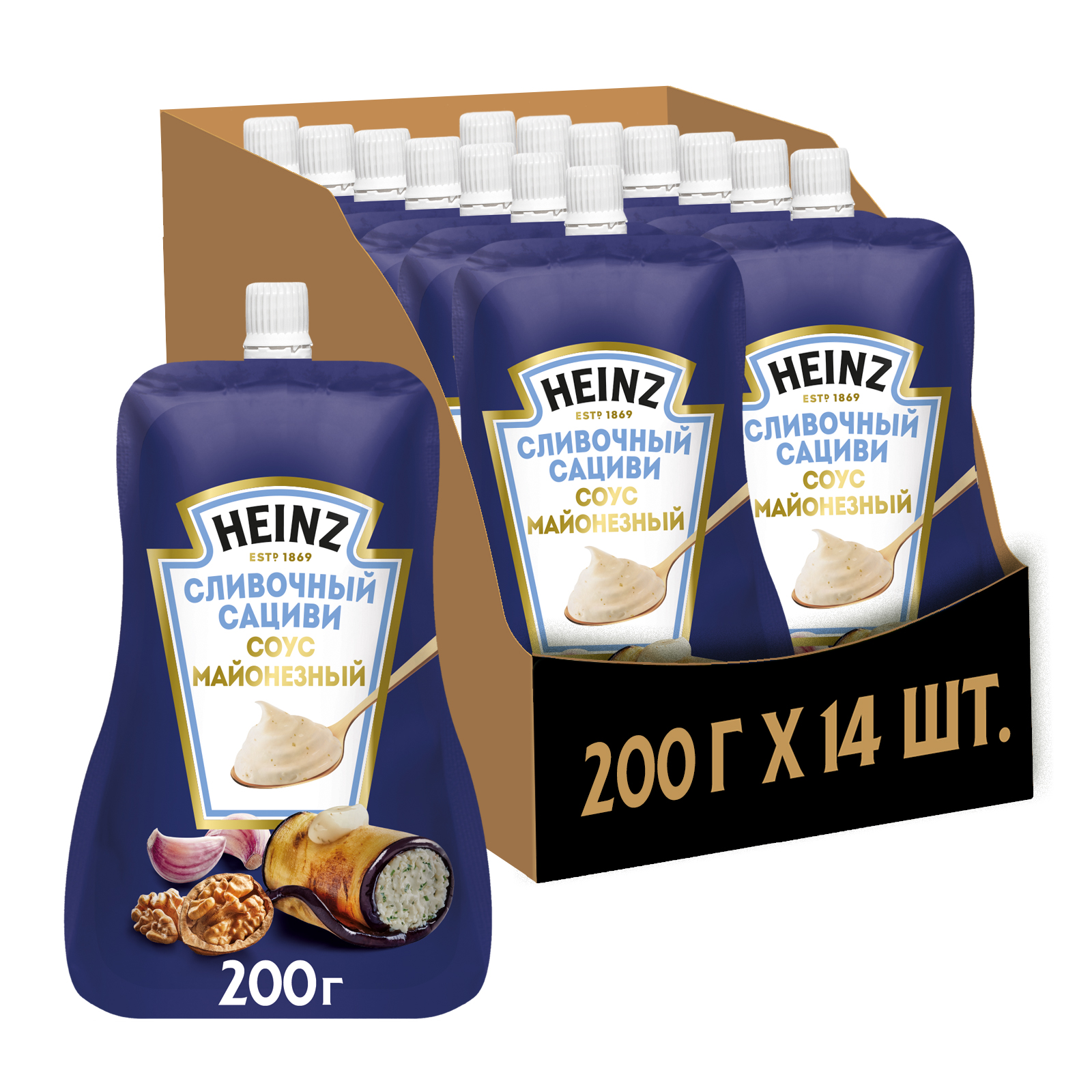 Соус майонезный Heinz Сациви, дой-пак, 200г