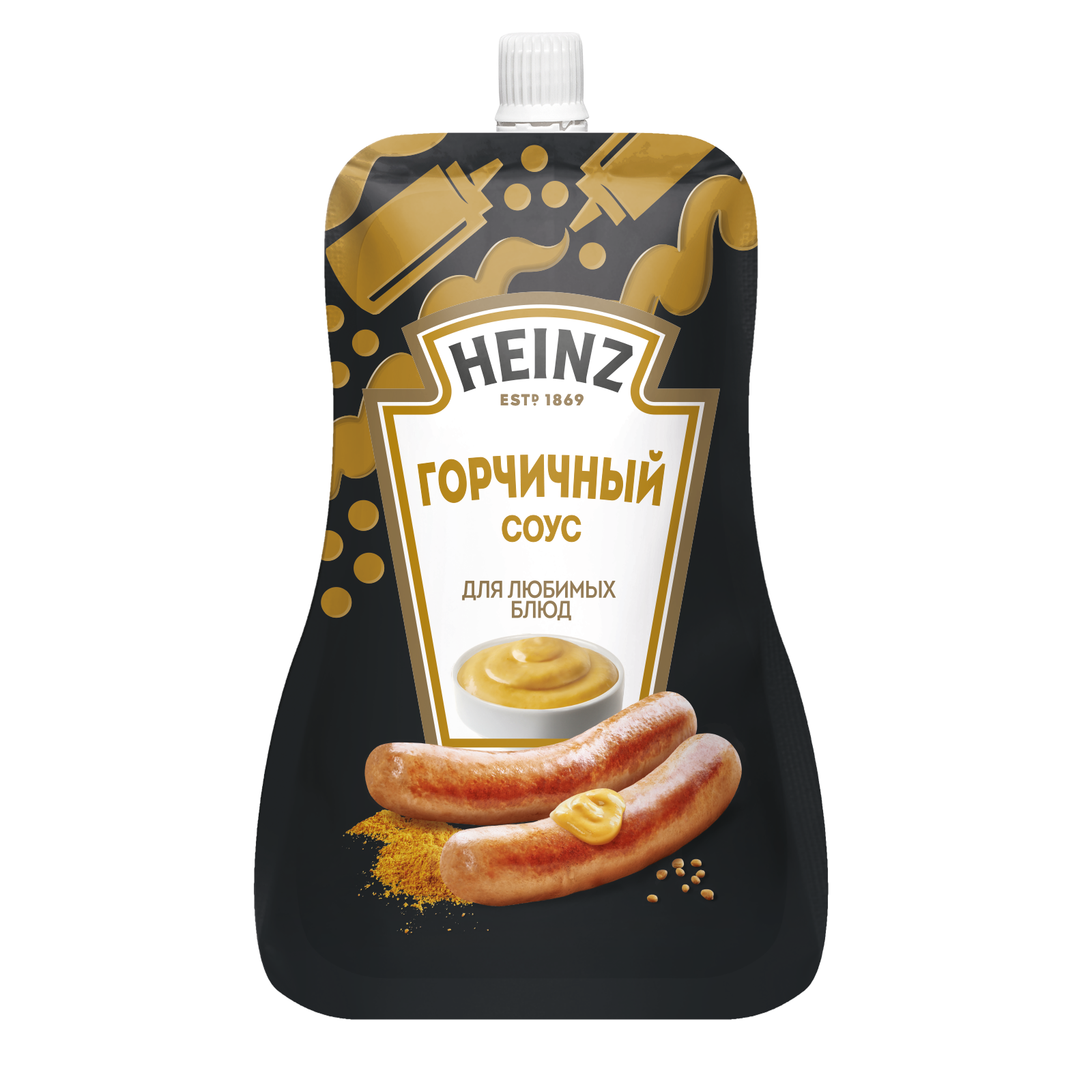 Соус Heinz Горчичный, дой-пак, 200г