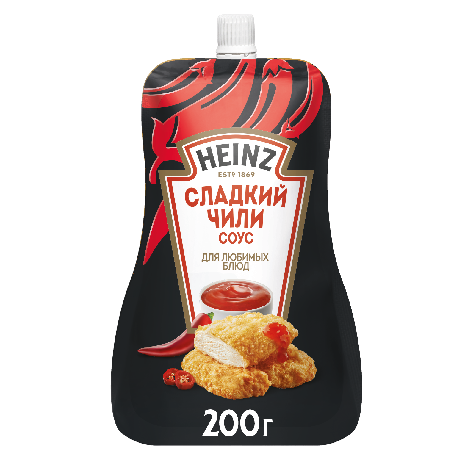Соус Heinz Сладкий чили, дой-пак, 200г