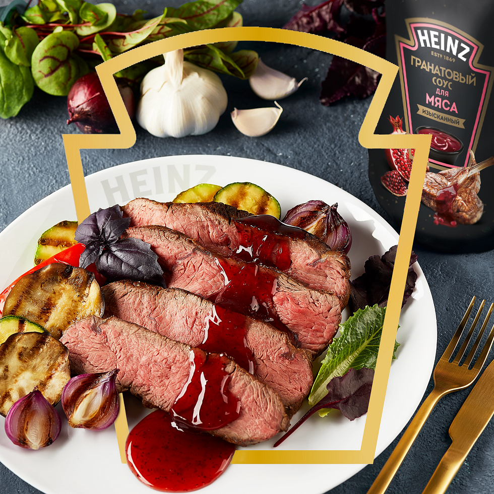 Соус Heinz Гранатовый для мяса, дой-пак, 200 г