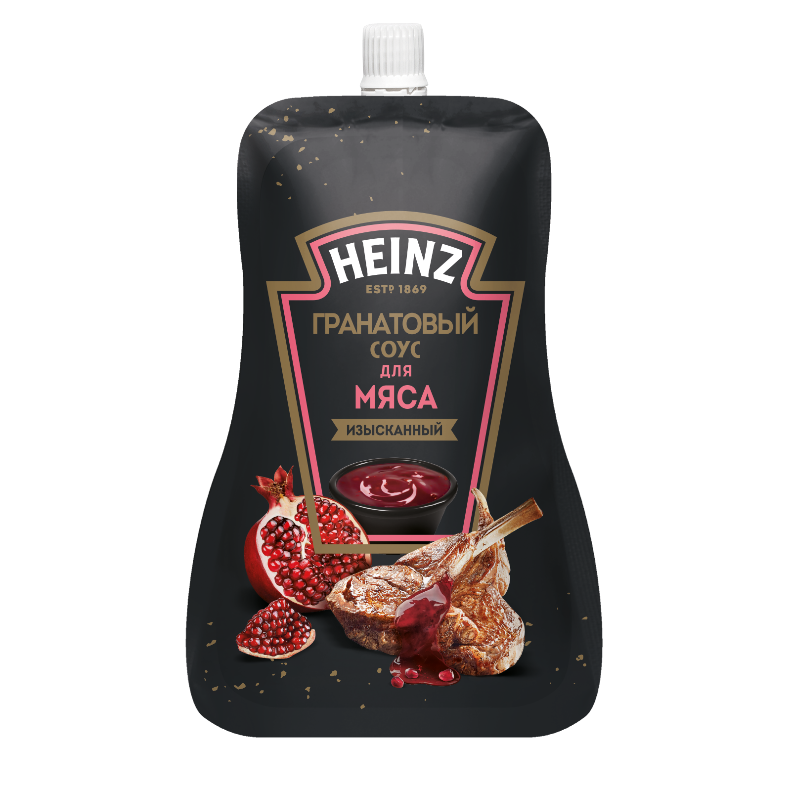 Соус Heinz Гранатовый для мяса, дой-пак, 200 г