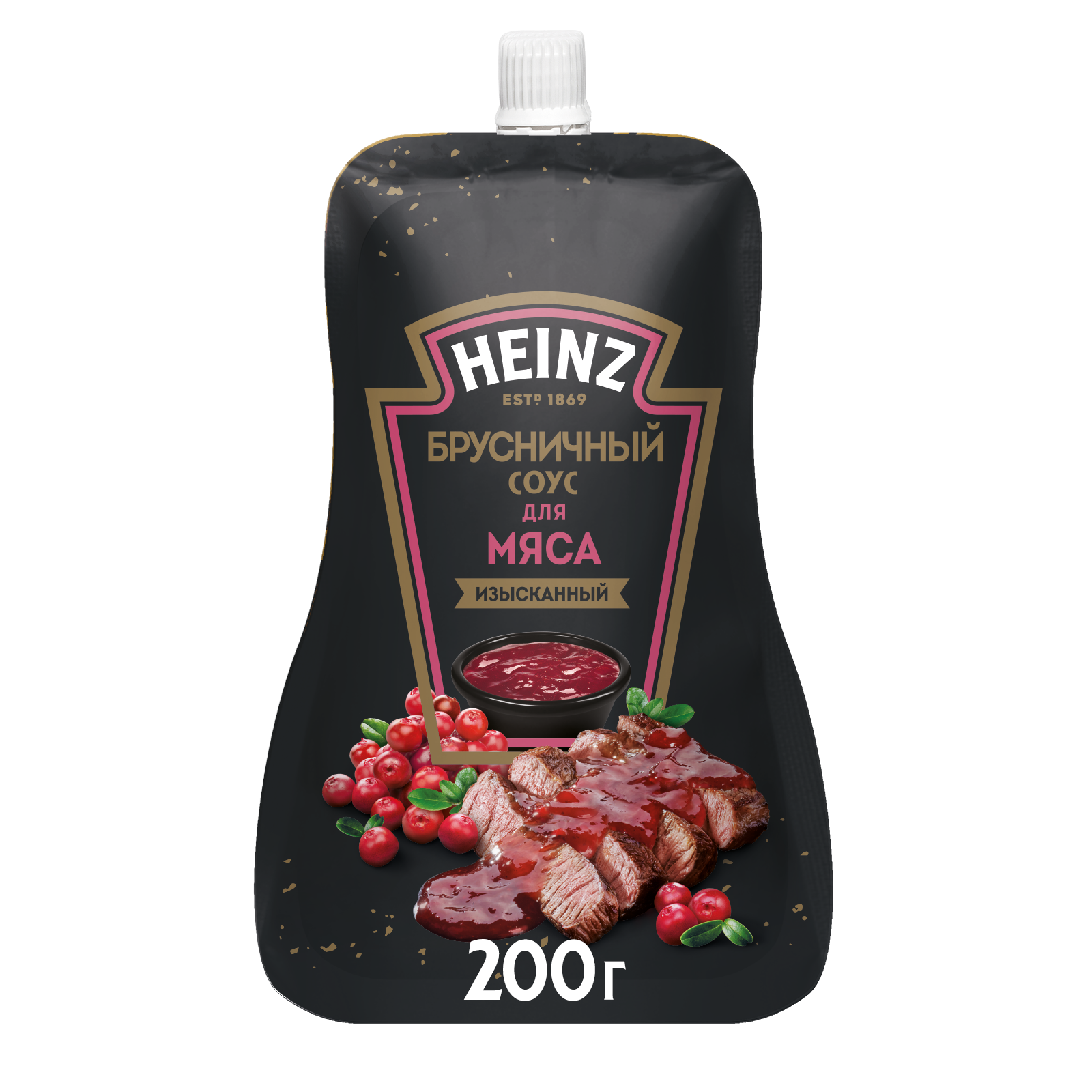 Соус Heinz Брусничный для мяса, дой-пак, 200г