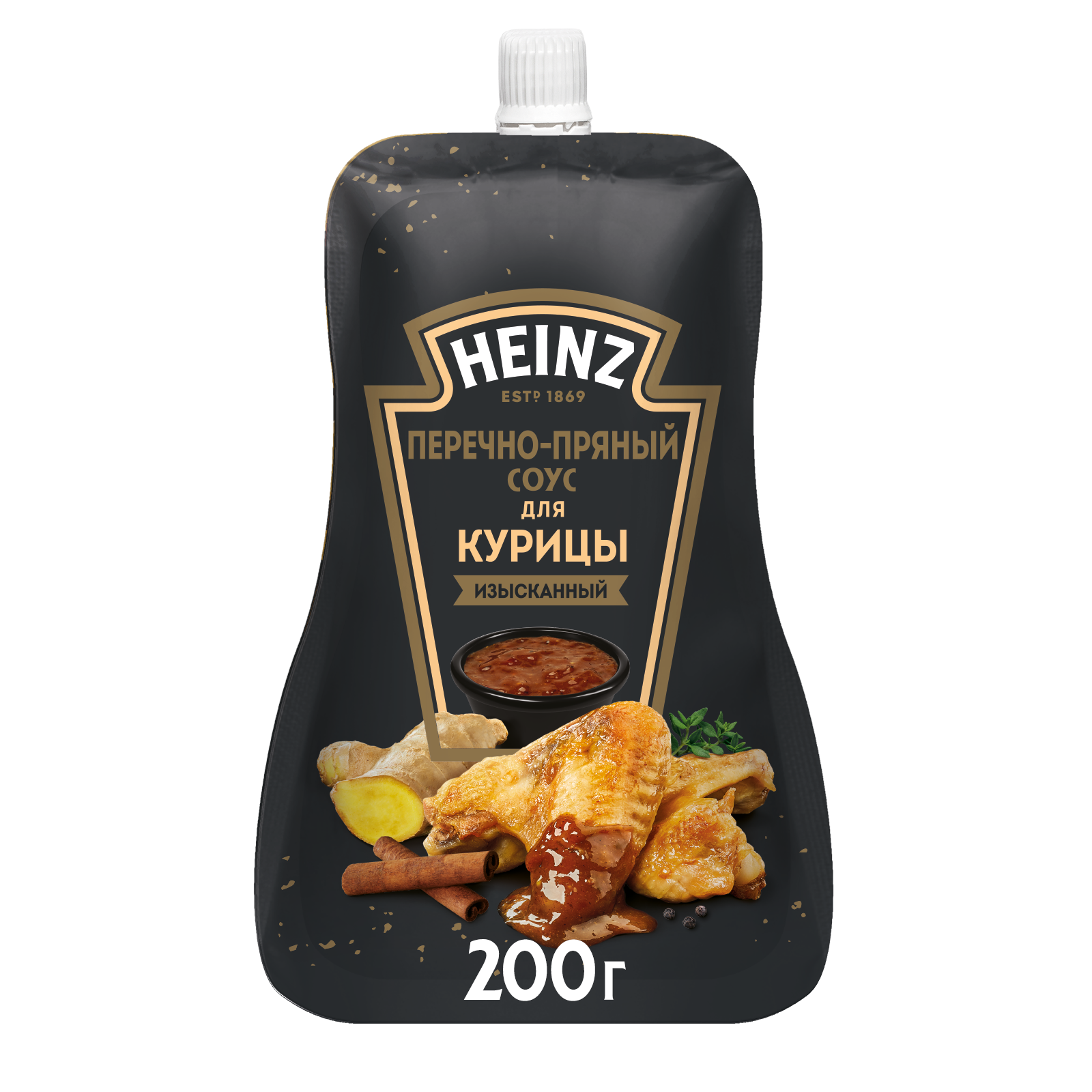 Соус Heinz Перечно-Пряный для курицы, дой-пак, 200г