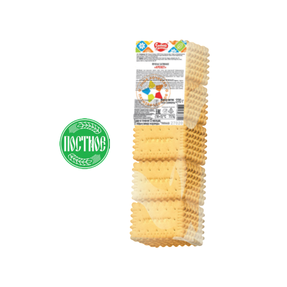 Печенье Сладкая Слобода Крекет 370г*12шт