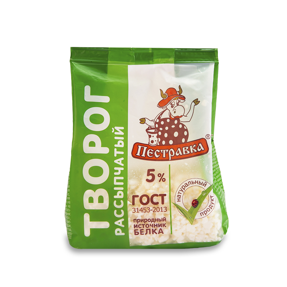 Творог Пестравка 5% Стабилобэг 300г