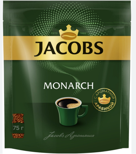Кофе МОНАРХ ОРИДЖИНАЛ натур.раств.сублимир м/у 12*75г