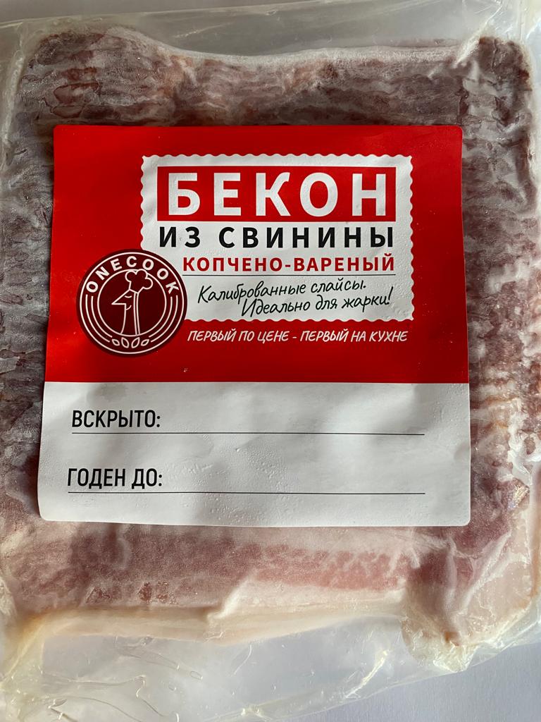 Бекон OneCook Классический в/к зам 0,5 кг
