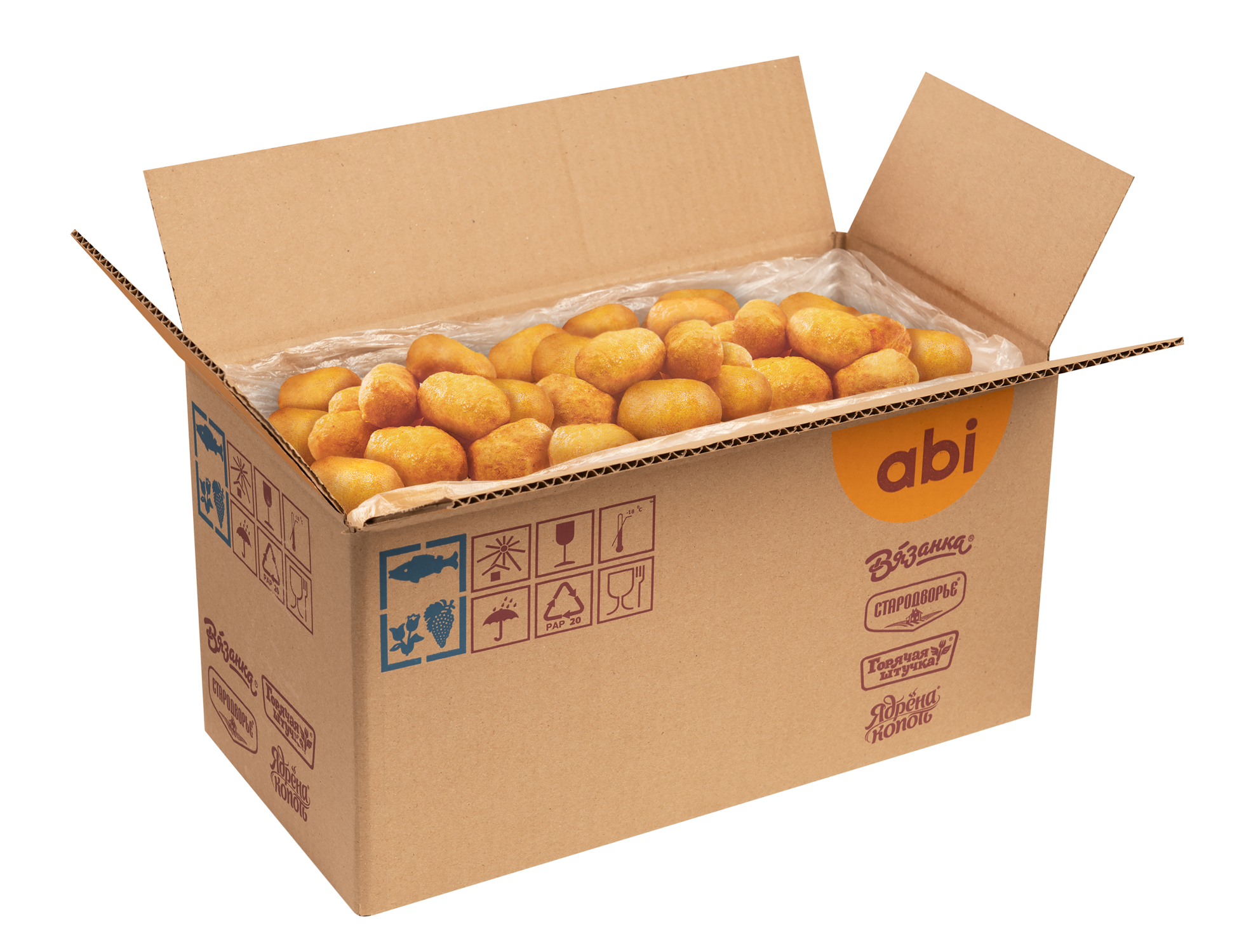 Снеки Мини-сосиски в тесте Фрайпики вес Зареченские 3,7 кг