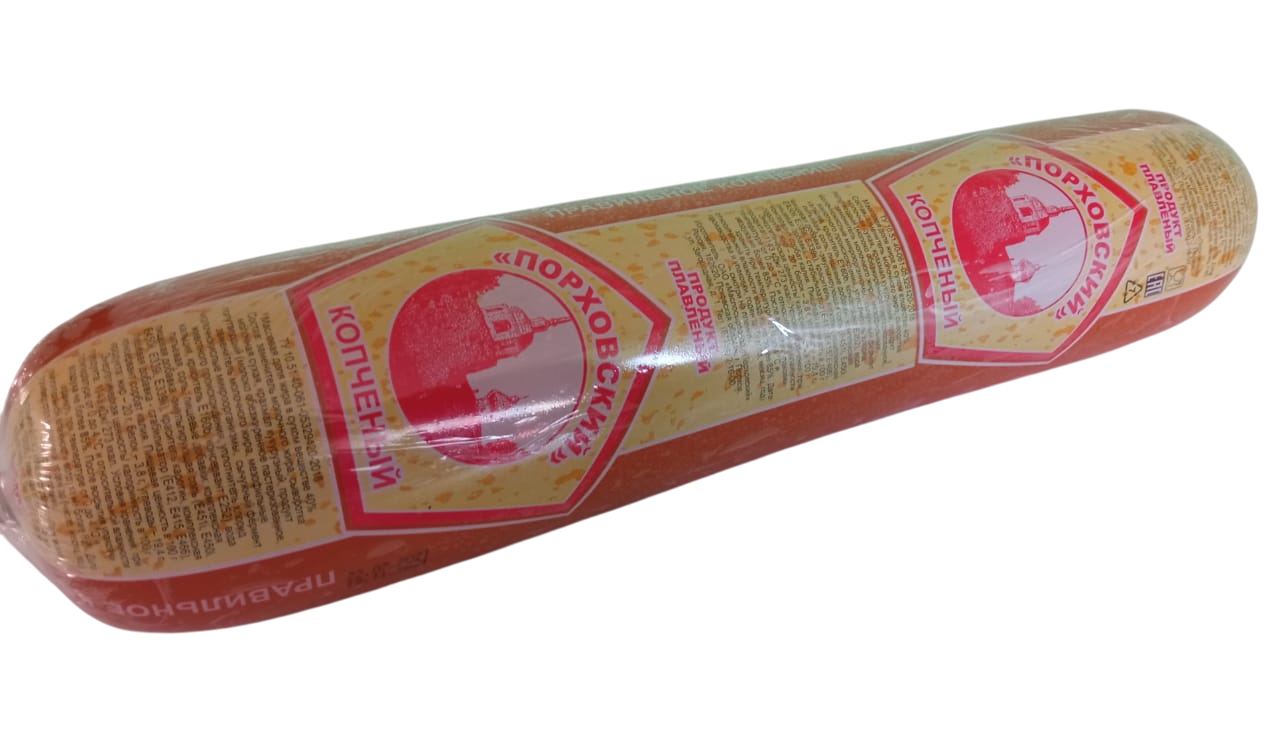 Продукт Порховский 40 % плавленый копченый батон 1,3 кг НДС 20%