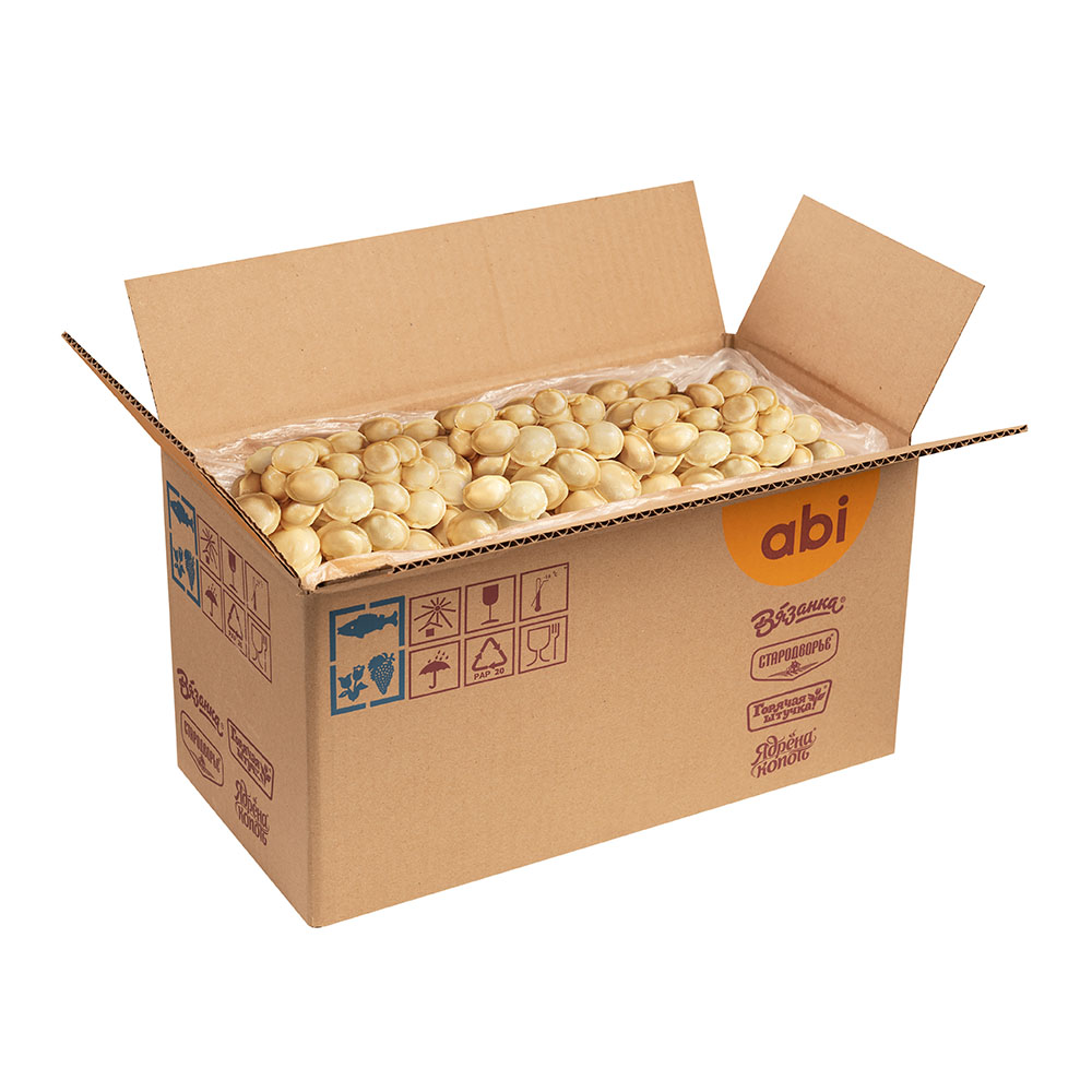 Пельмени Пуговки с говядиной и свининой 5 кг (180)