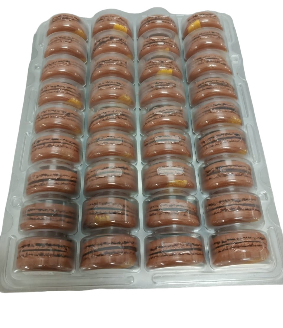 Пирожное Macaronika Малиновый Брауни 36 шт