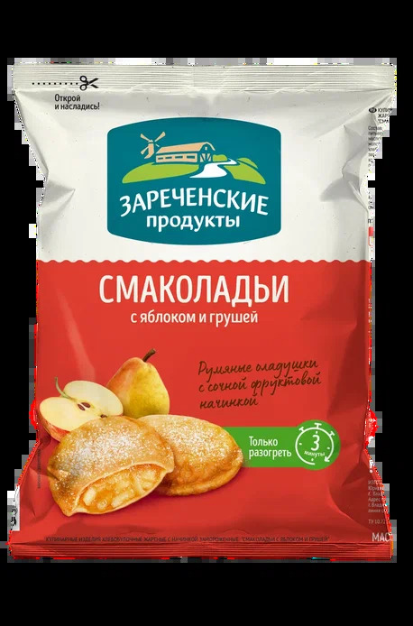 Смаколадьи с яблоком и грушей Зареченские продукты