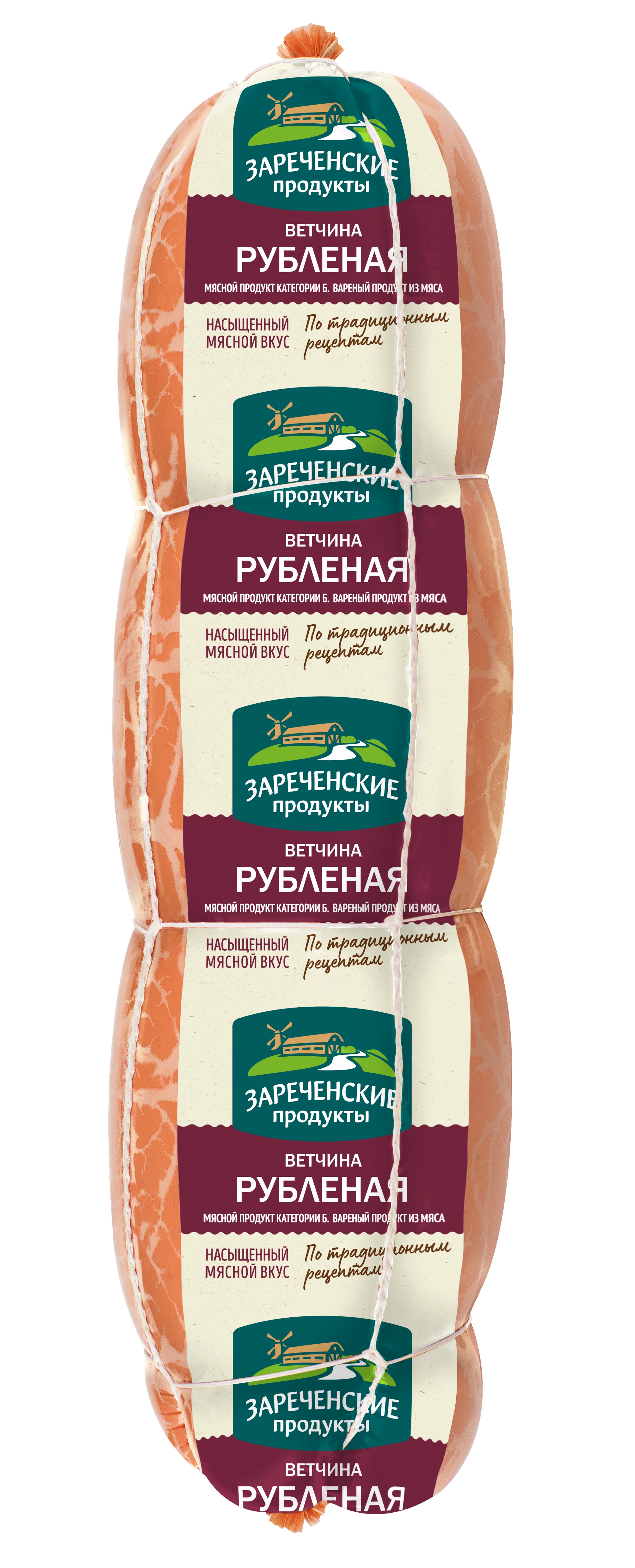 Ветчина Зареченские продукты Рубленая вес (Светофор)