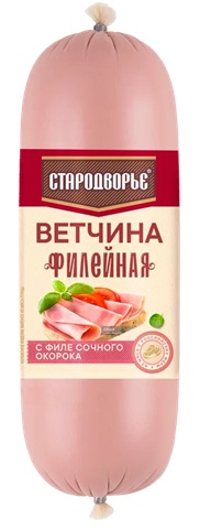 Ветчина Стародворье Филейная с филе сочного окорока вес