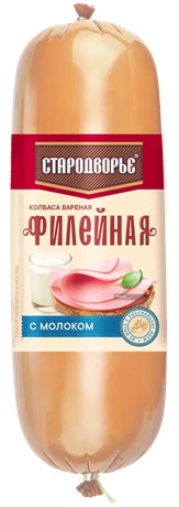 Колбаса вареная Стародворье Филейная с молоком вес