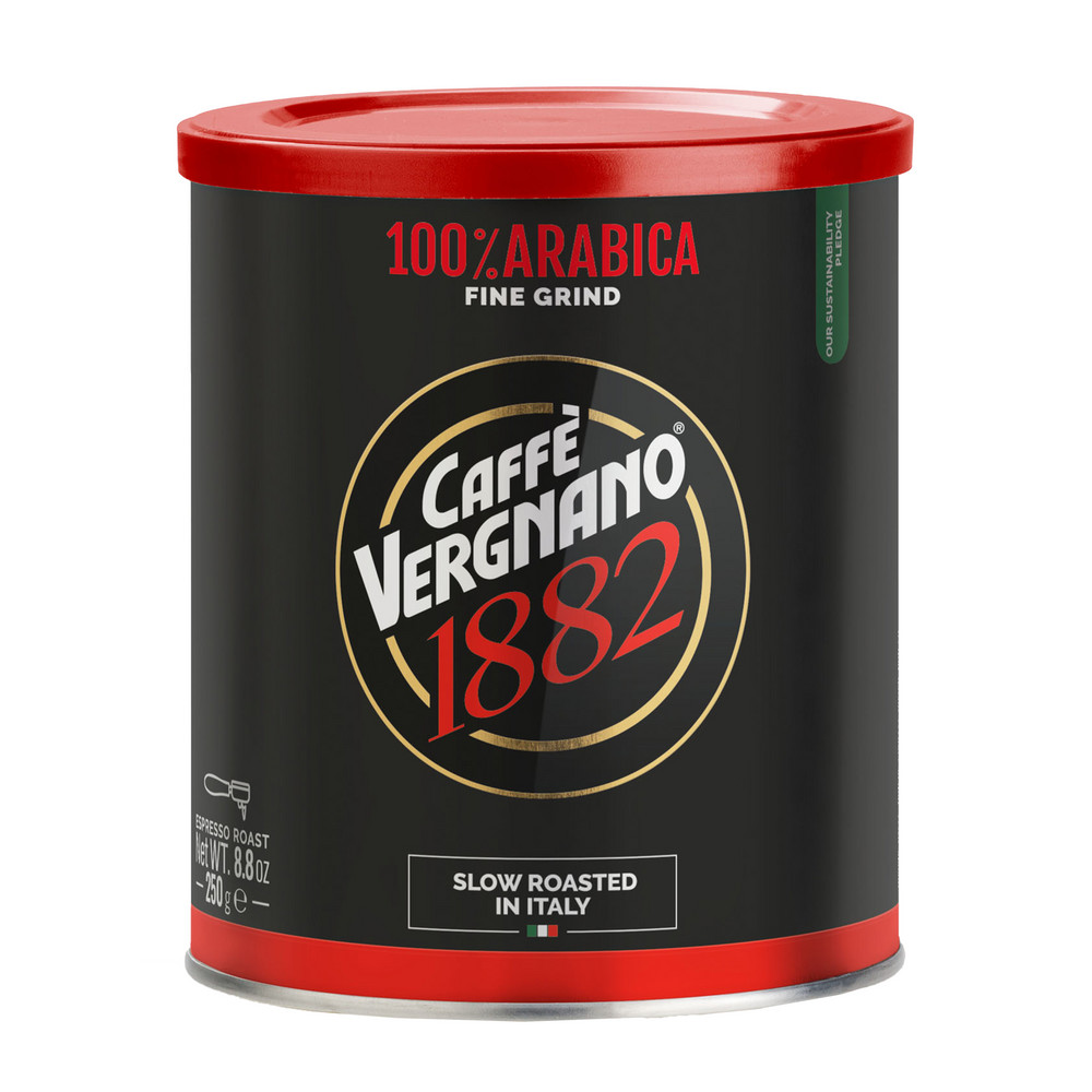 Кофе Vergnano Арабика 100 Эспрес молотый  250г*12