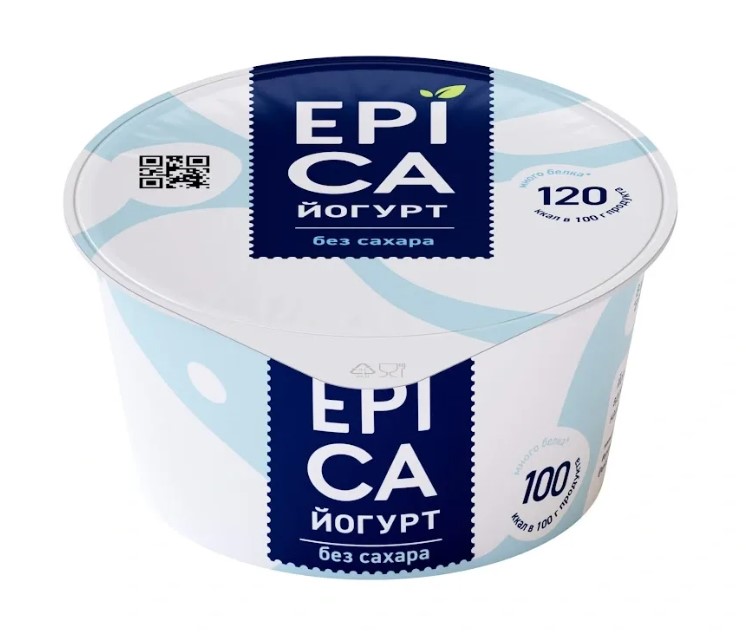 Йогурт EPICA 6% Натуральный, 130г