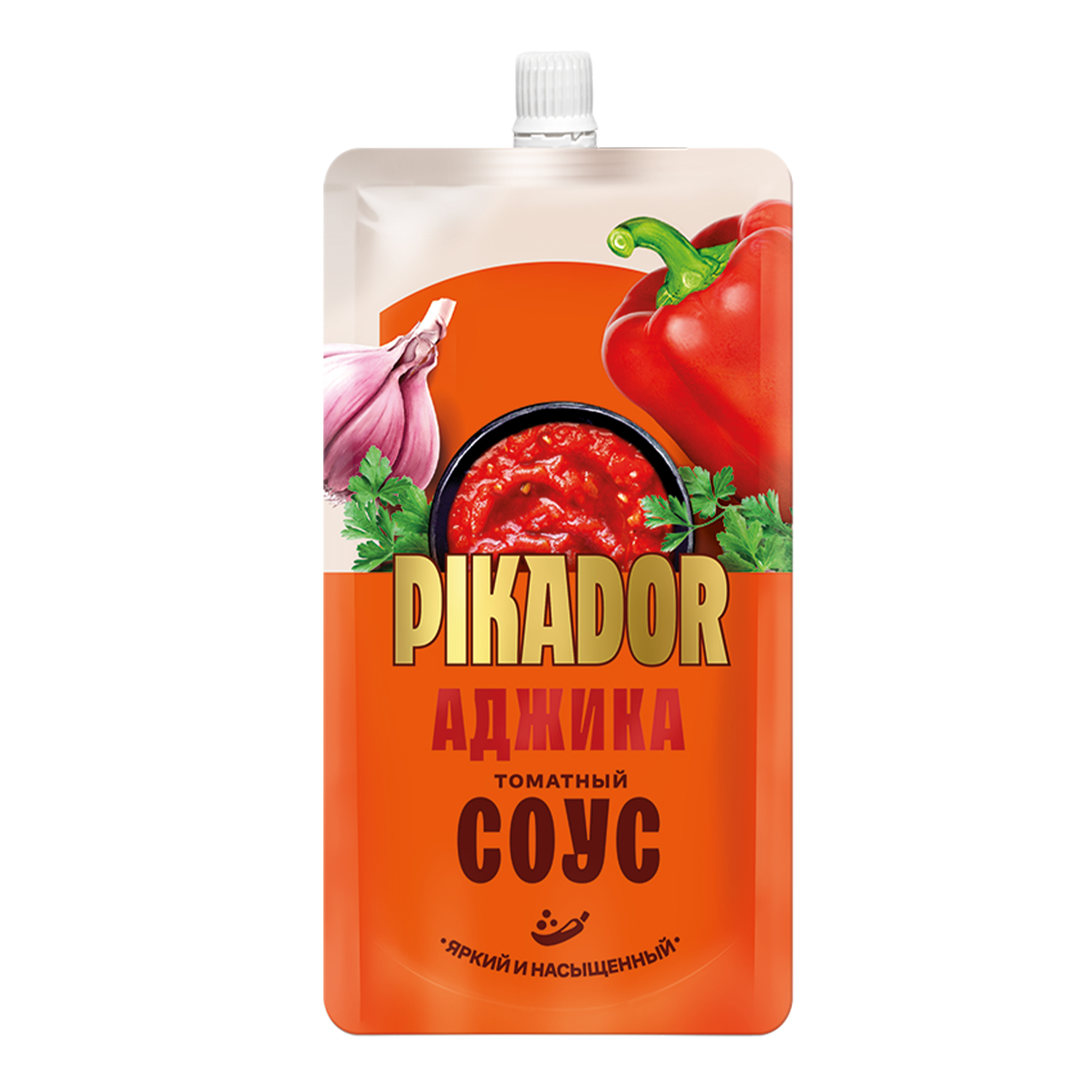 Томатный соус PIKADOR Аджика Дой-пак, 200г, Россия